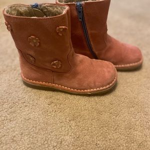Mini Boden size 11 shearling lined suede boots